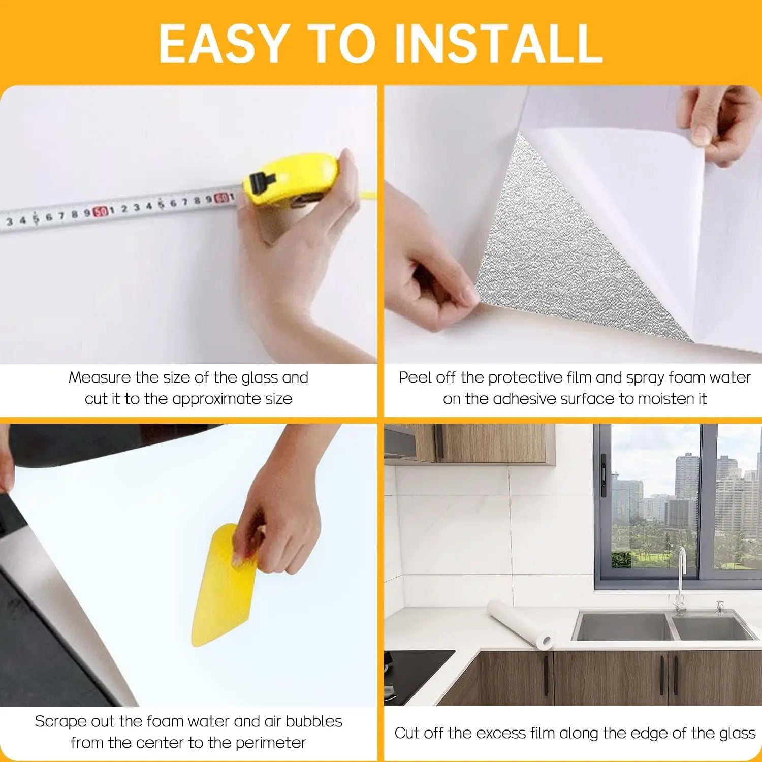 Kitchen countertop marble wallpaper PVC self-adhesive renovation wall stickers kitchen cabinet wall peel and stick stickers