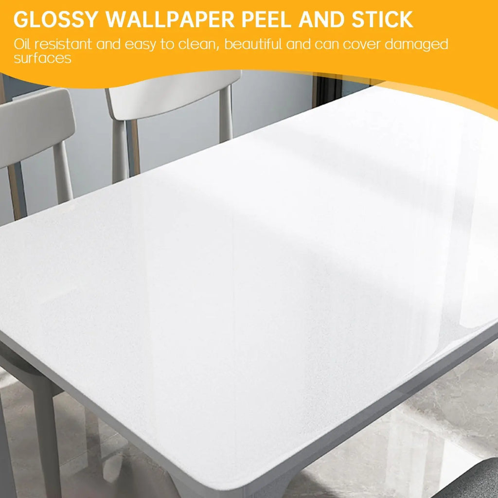 Kitchen countertop marble wallpaper PVC self-adhesive renovation wall stickers kitchen cabinet wall peel and stick stickers