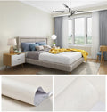 Self-adhesive Wallpaper Waterproof Solid Color Linen Pattern Living Room Bedroom Room Cabinet Decoration Sticker