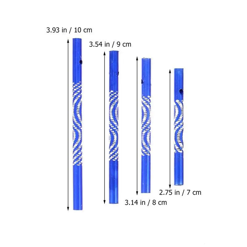 Wind Chime Diy Tubes Ring Chime Pendant Chimes Hanging Metal Set Outdoor Replacemeent For Windchimes Empty