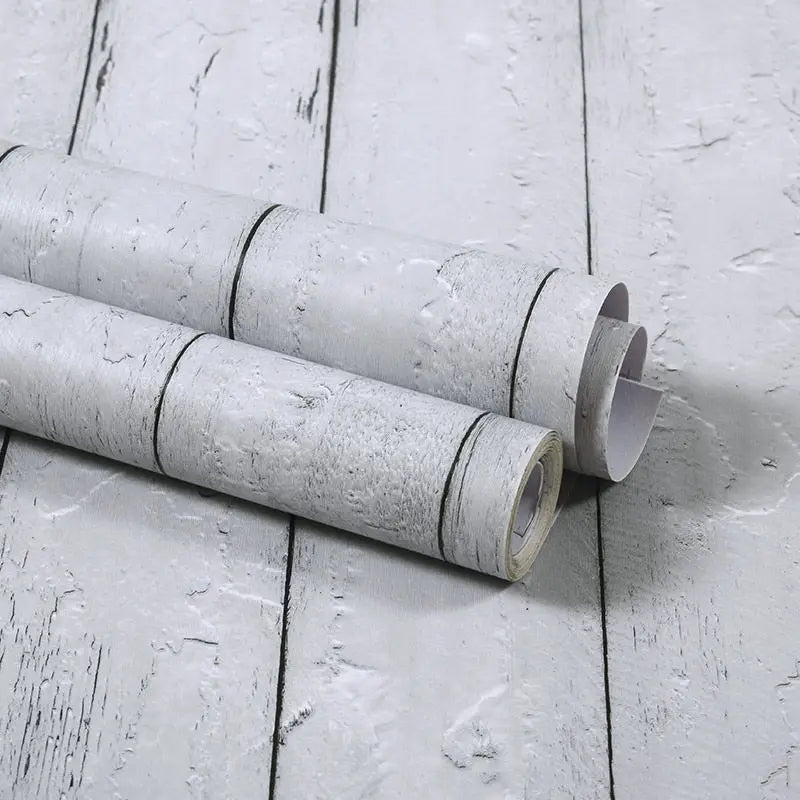 Vinyl Self-adhesive Waterproof Wood Wallpapers Wall Stickers for Wall in Rolls Furniture Renovation Film Bedroom Home Decor PVC