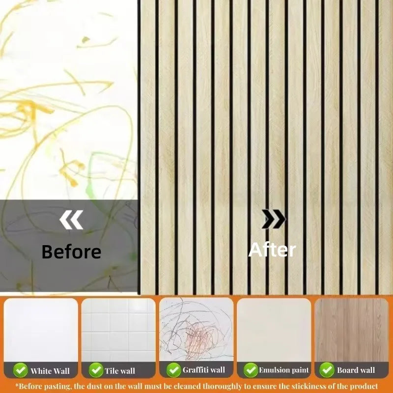 10M/5M/3M Wood Grain Self-adhesive Wallpaper for Bedroom Living Room Wall Cladding Peel&Stick Waterproof Wall Sticker Home Decor