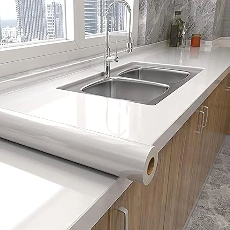 DIY 55cm Marble Self-adhesive Wallpaper Bathroom Kitchen Dining Room Cabinet Countertop Wall Sticker Waterproof And Mildew Proof