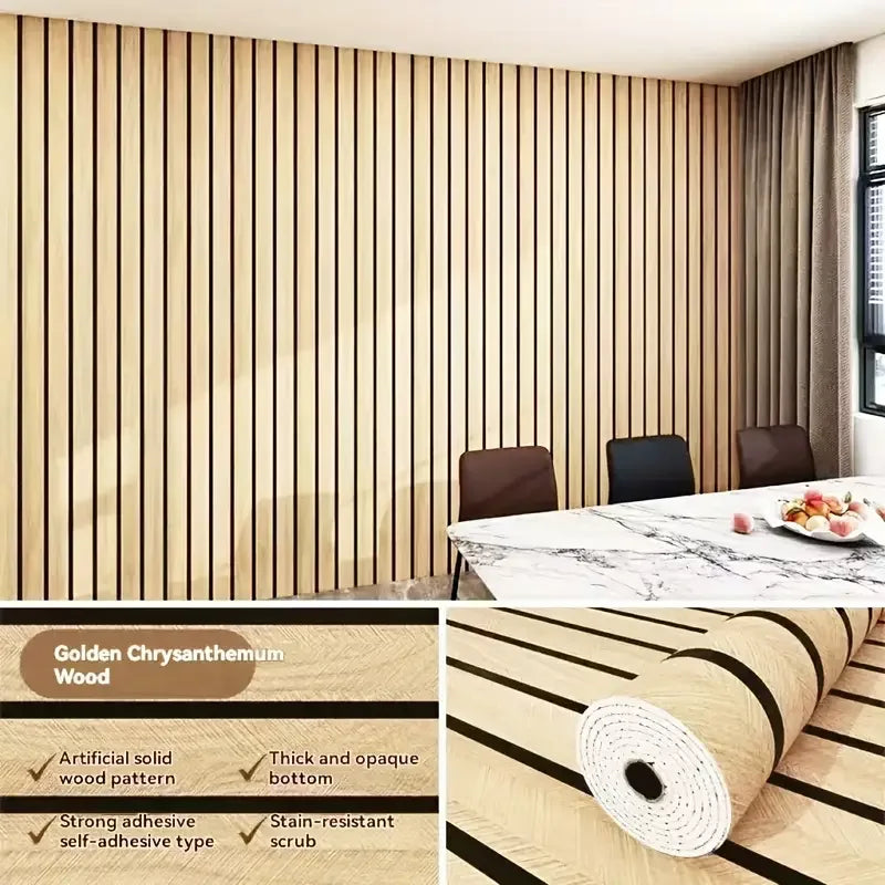 Thick Brown Grid Peel and Stick Wallpaper Faux Plaid Design Waterproof and Moisture-Proof Ideal for Walls Ceilings Home Decor