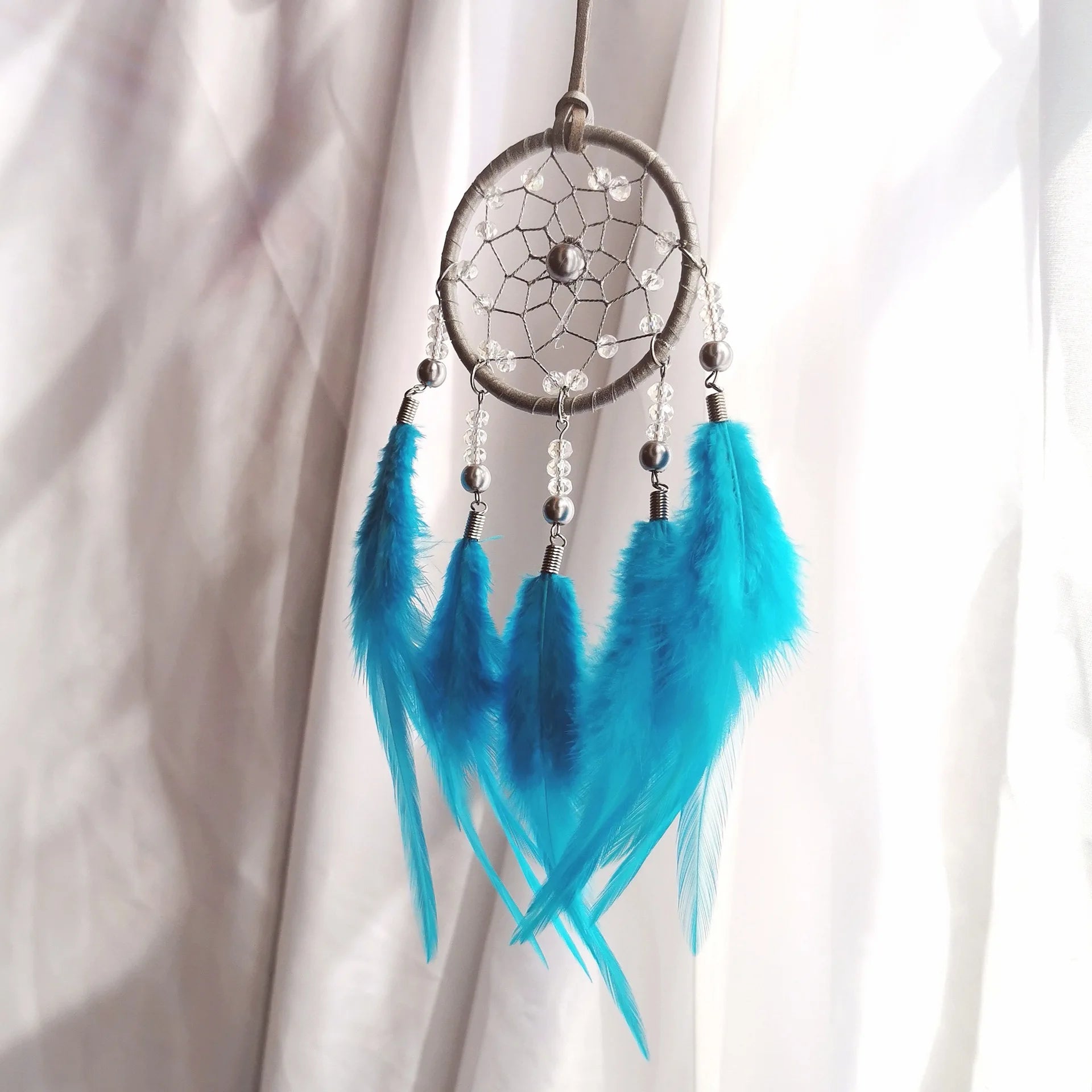 Creative Car Pendant Dream Catcher Forest Feather Wind Chime Decoration Valentine's Day Gift Girly Birthday Gift Home Decor