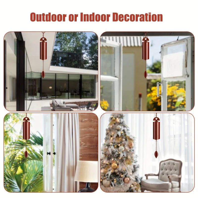 Hanging Wind Chime Garden Wind Carillon Outdoor Feng Shui Japanese Style Wind Bell Decoration Rustic Farm Kids Home Room Decor