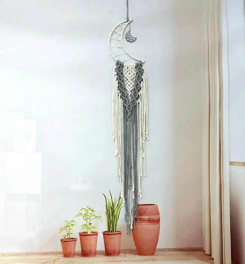 Wall Decor Christmas Gifts Colored Feathers Hand-woven Outdoor Garden Wind Chimes Pink Feather Bedroom Hanging Ornaments