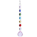 Crystal Ball Prism Light Catcher Hanging Wind Chime for Window Fairy Decor Gifts