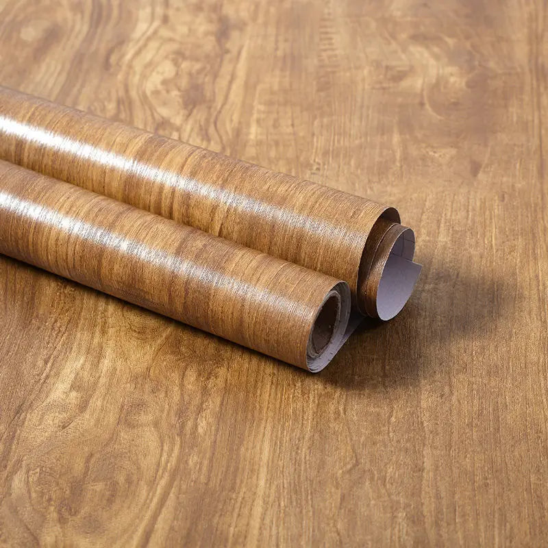 Vinyl Self-adhesive Waterproof Wood Wallpapers Wall Stickers for Wall in Rolls Furniture Renovation Film Bedroom Home Decor PVC