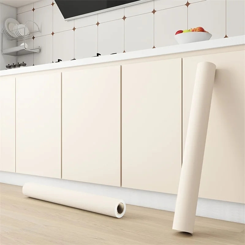 Matte Peel & Stick Wallpaper Self-Adhesive Removable Waterproof Stickers for Kitchen Countertops Cabinets Wardrobes Renovating