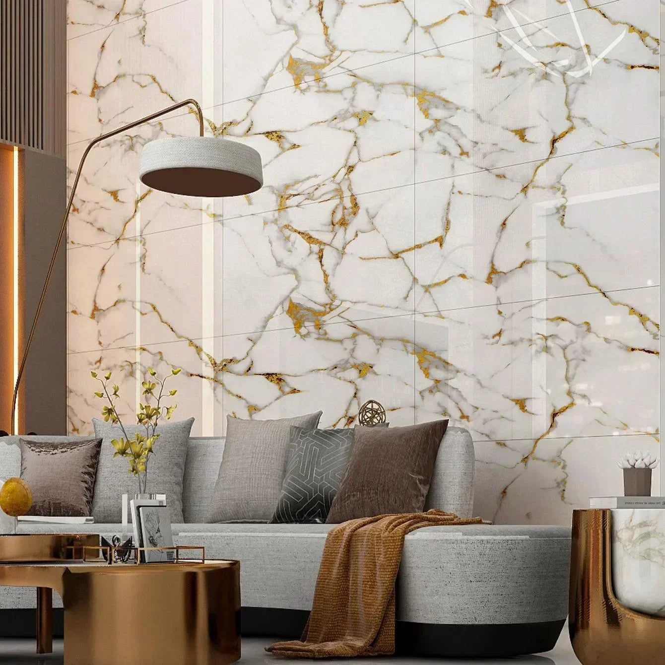 10-50PCS Imitation Marble 3D Ceramic Tile Wall Renovation Decoration Sticker Waterproof Self-adhesive Homeelf-adhesive Wallpaper