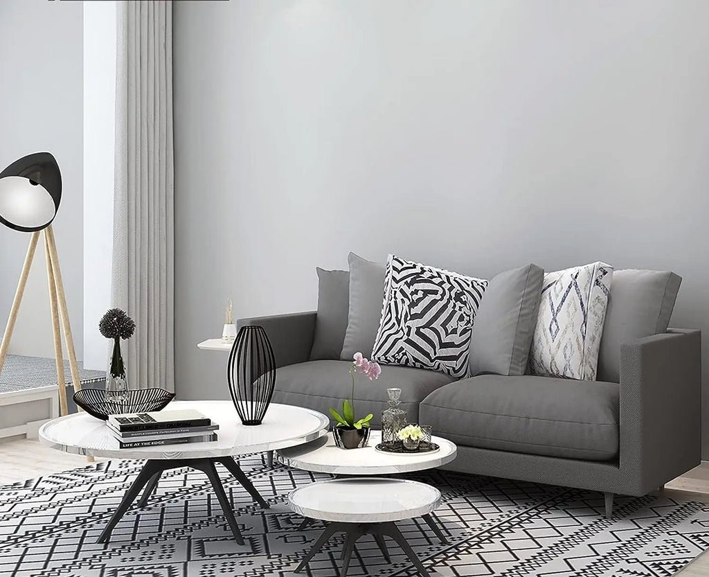 Waterpoof Matte Solid Wallpaper Black Vinyl Self-Adhesive Stickers for Wall Furniture Livingroom Contact Paper Home Decor