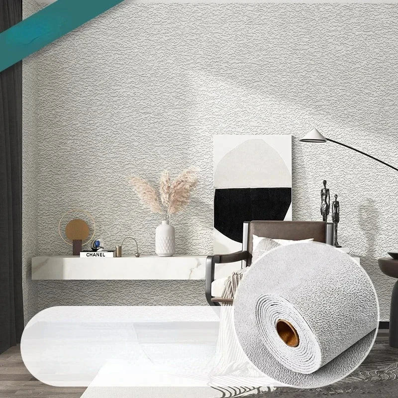 10m Self Adhesive 3d wall panel Wallpaper Foam Soundproof Waterproof 3D Wall Sticker New Design Bedroom Wallpaper Thickening