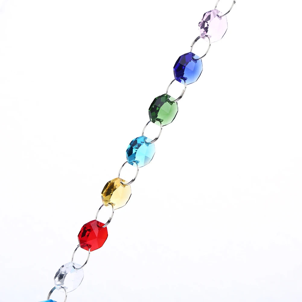 Crystal Ball Prism Light Catcher Hanging Wind Chime for Window Fairy Decor Gifts