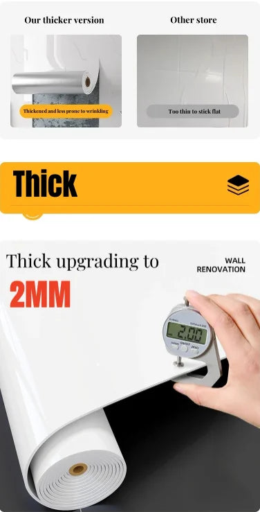 1 roll marble thick foam bedroom wallpaper imitation ceramic tile self-adhesive wallpaper bathroom waterproof wall sticker