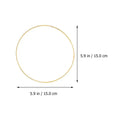 10Pcs 10/15cm Metal Ring Dreamcatcher Hoop Rings DIY Wedding Wind Chime Hanging Decorations Circles Round Handmade Dreamcatcher