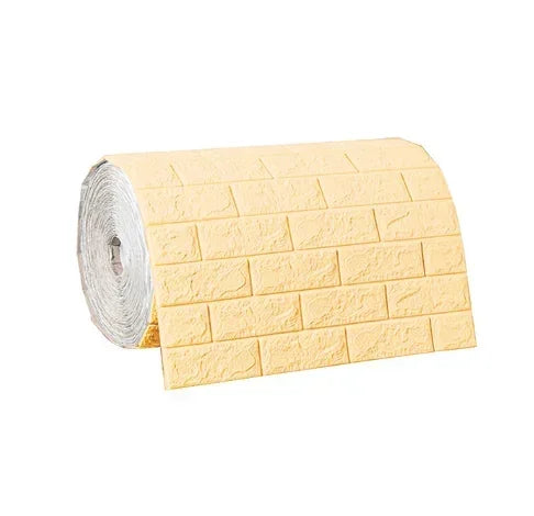 1/5/10m/Roll Retro 3D Wall Sticker Imitation Brick Plane Wall Sticker Furniture Stickers Wallpaper for Wall Living Room Kitchen