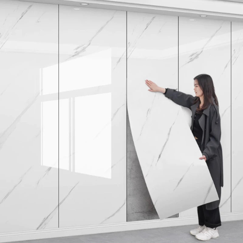 1 roll marble thick foam bedroom wallpaper imitation ceramic tile self-adhesive wallpaper bathroom waterproof wall sticker