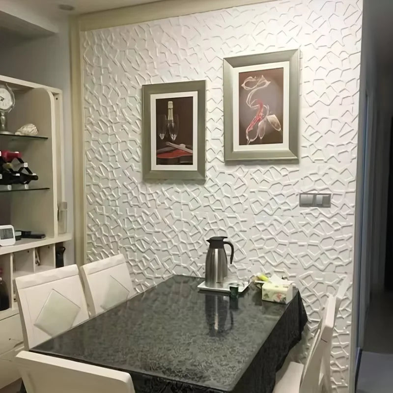 Decorative moisture-proof waterproof anti fouling anti-collision self-adhesive 3D modern style wallpaper 35*35cm ceiling