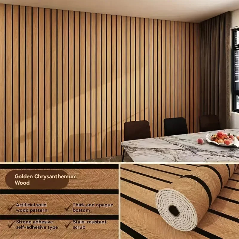 Thick Brown Grid Peel and Stick Wallpaper Faux Plaid Design Waterproof and Moisture-Proof Ideal for Walls Ceilings Home Decor