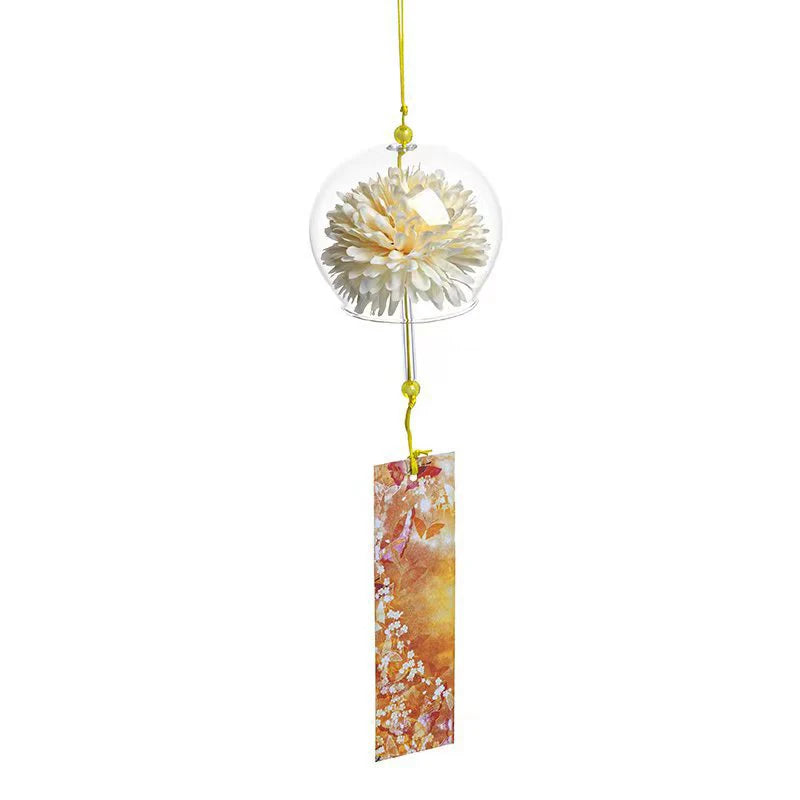 1PC Wind Bell Japan Wind Chimes Handmade Glass Furin Spa Kitchen Office Decor Japanese Room Decor For Home Decoration Party