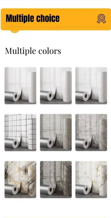1 roll marble thick foam bedroom wallpaper imitation ceramic tile self-adhesive wallpaper bathroom waterproof wall sticker