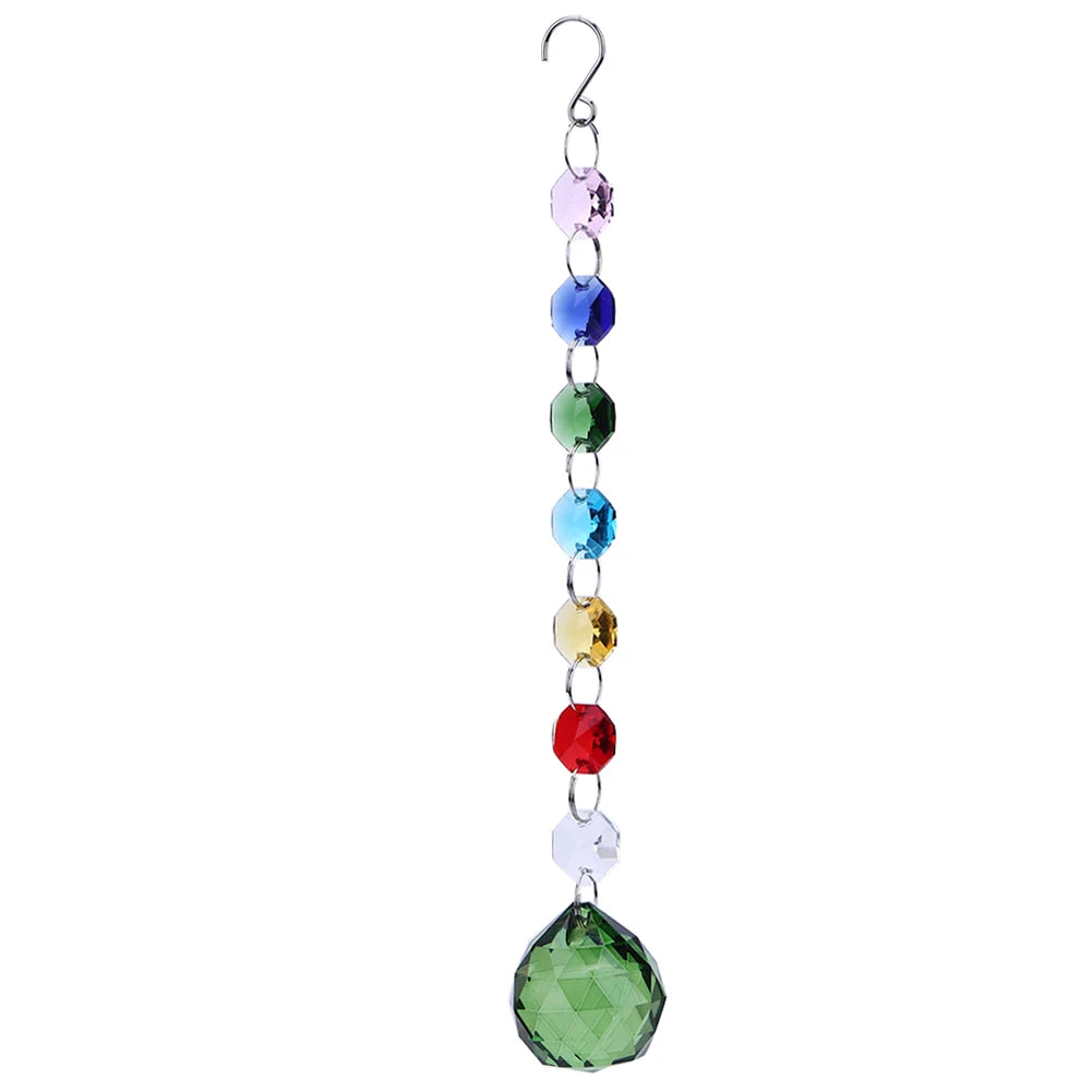 Crystal Ball Prism Light Catcher Hanging Wind Chime for Window Fairy Decor Gifts