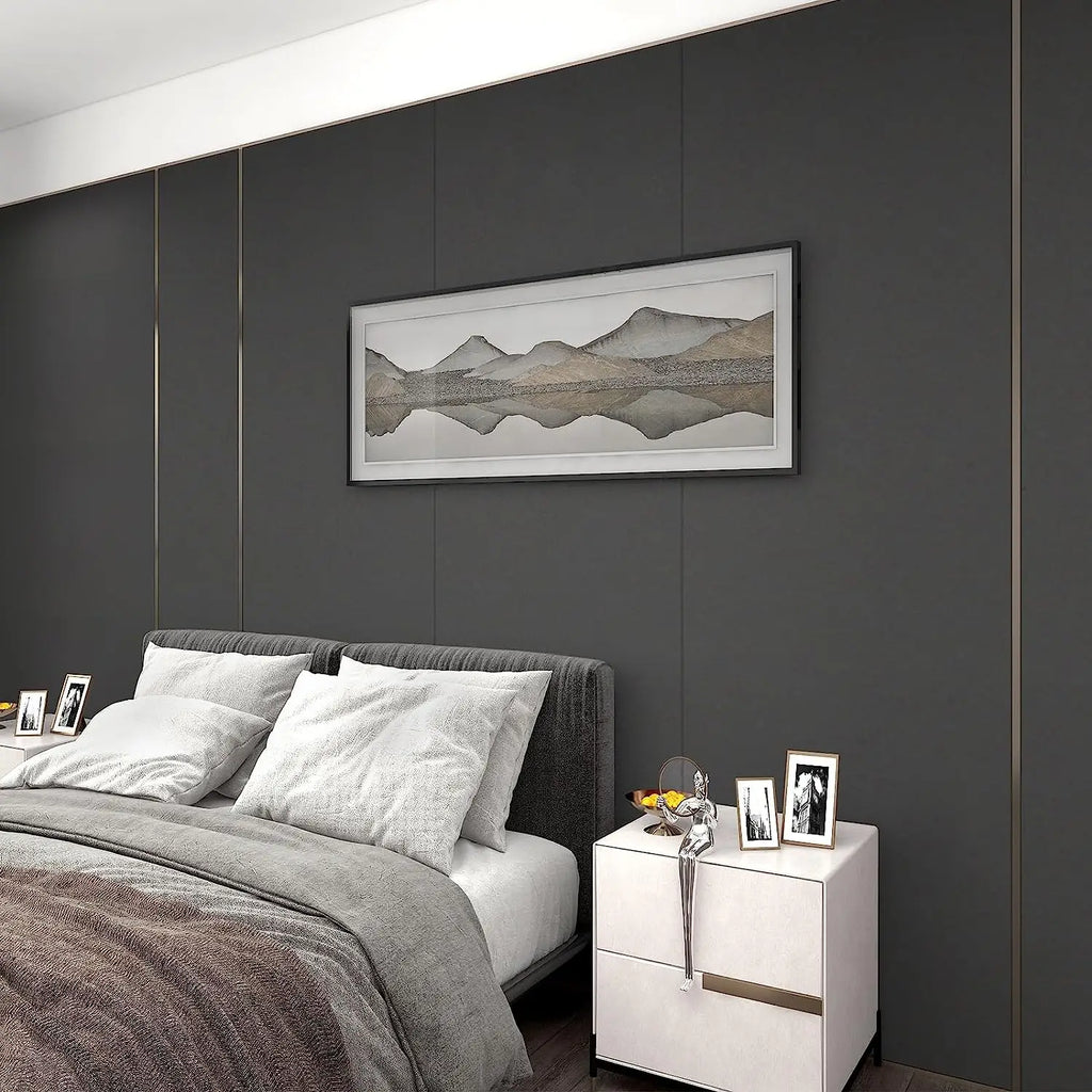 Waterpoof Matte Solid Wallpaper Black Vinyl Self-Adhesive Stickers for Wall Furniture Livingroom Contact Paper Home Decor