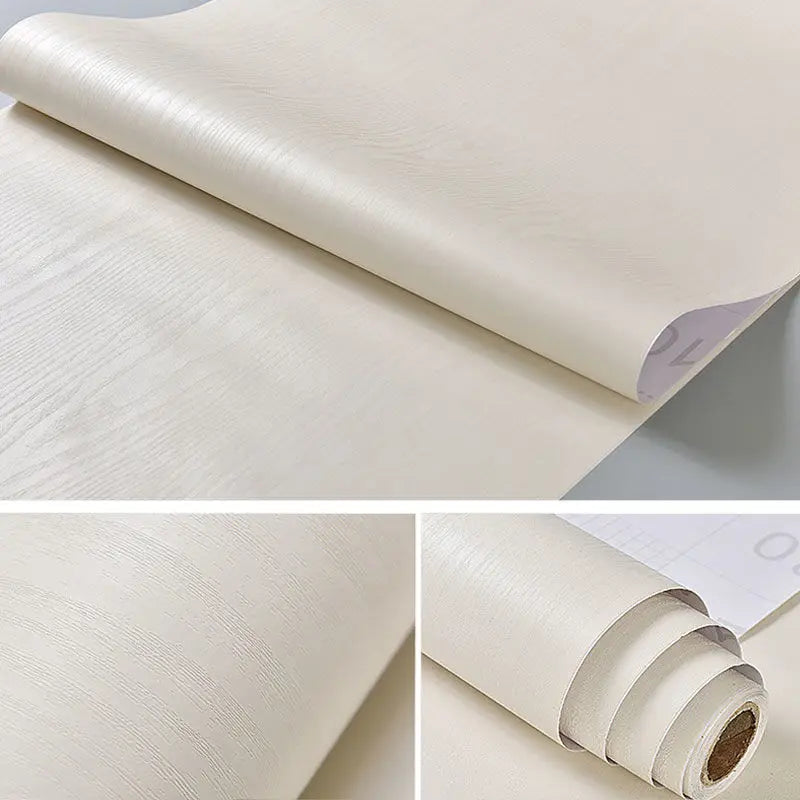 Vinyl Self-adhesive Waterproof Wood Wallpapers Wall Stickers for Wall in Rolls Furniture Renovation Film Bedroom Home Decor PVC
