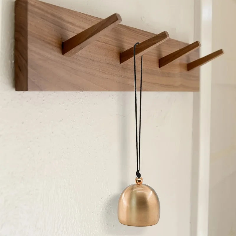 3pcs Pure Copper Metal Wind Chime Pendant, Anti-Theft Door Decoration, Ideal for Birthday, Wedding, Christmas, Event Party