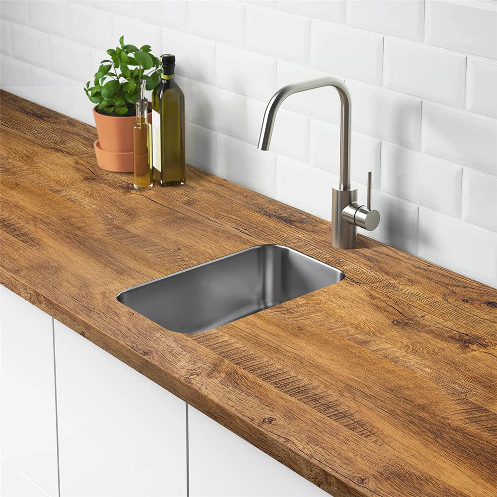 1 Roll Pvc Oil-proof Wood Grain Sticker Self-adhesive Wallpaper For Kitchen Countertop Furniture Cabinet Table Wall Renovation