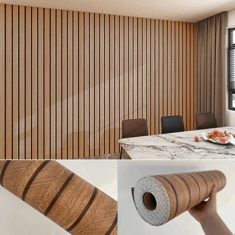 10M/5M/3M Wood Grain Self-adhesive Wallpaper for Bedroom Living Room Wall Cladding Peel&Stick Waterproof Wall Sticker Home Decor