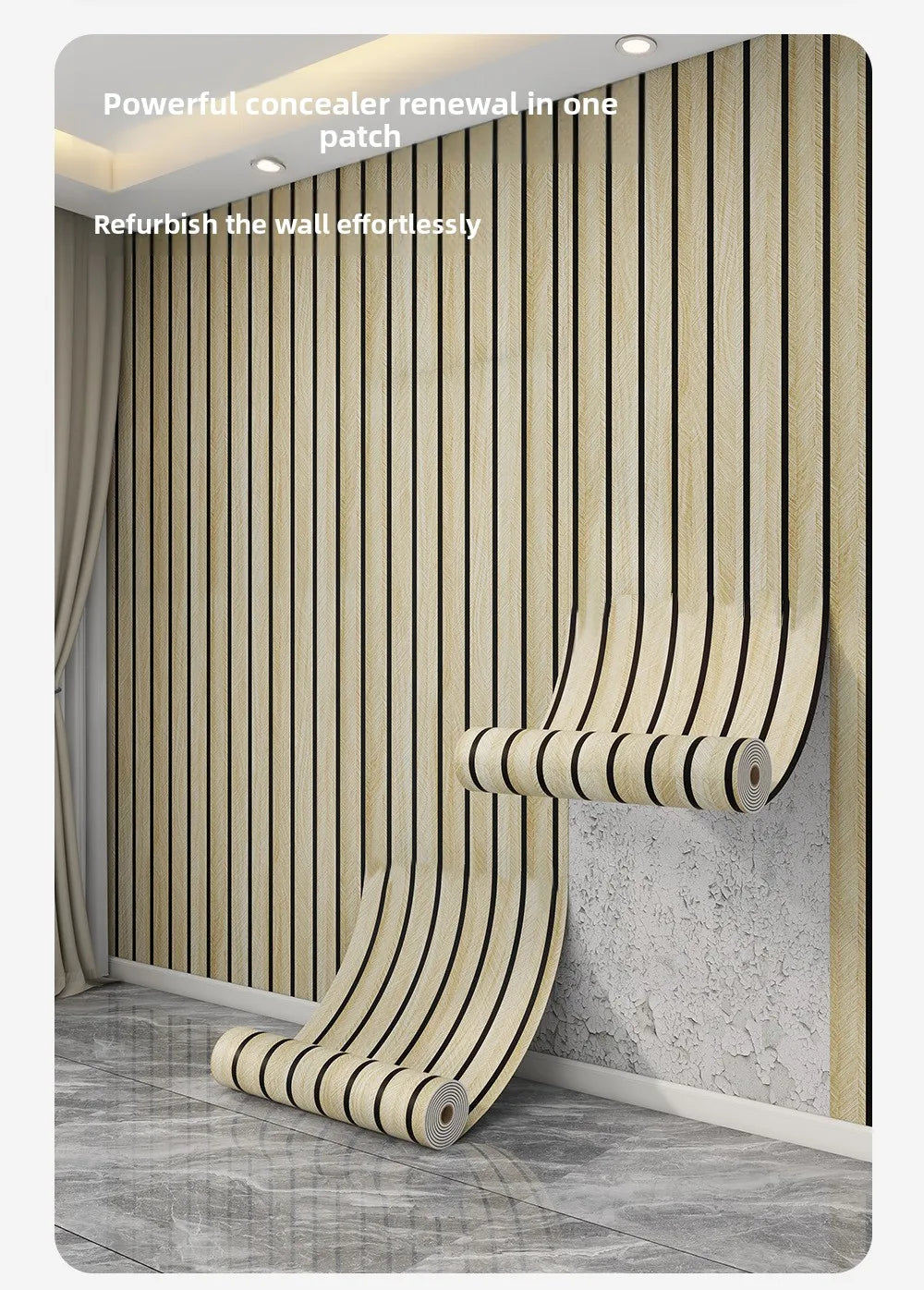 Thick Brown Grid Peel and Stick Wallpaper Faux Plaid Design Waterproof and Moisture-Proof Ideal for Walls Ceilings Home Decor