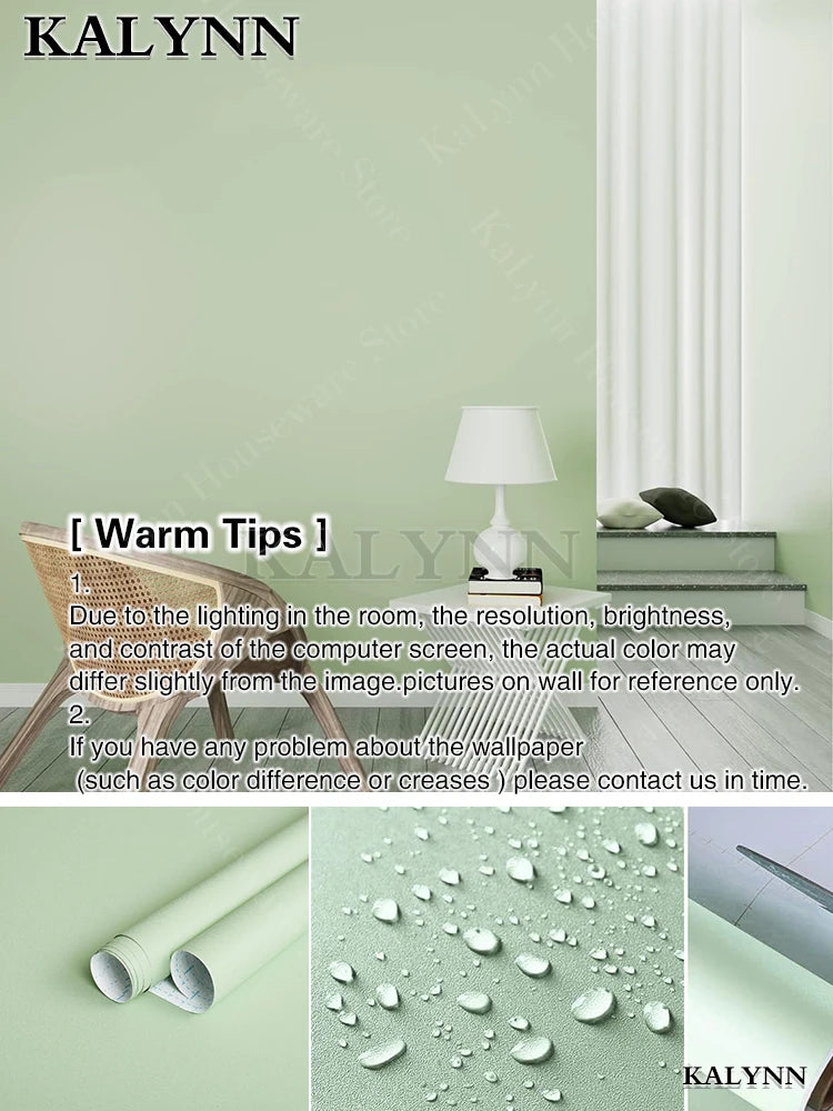 Solid Color Waterproof Wallpaper Room Self-adhesive Black White Wardrobe Kitchen Matte Furniture Wall Sticker,Customizable Width