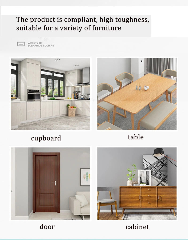 Vinyl Self-adhesive Waterproof Wood Wallpapers Wall Stickers for Wall in Rolls Furniture Renovation Film Bedroom Home Decor PVC