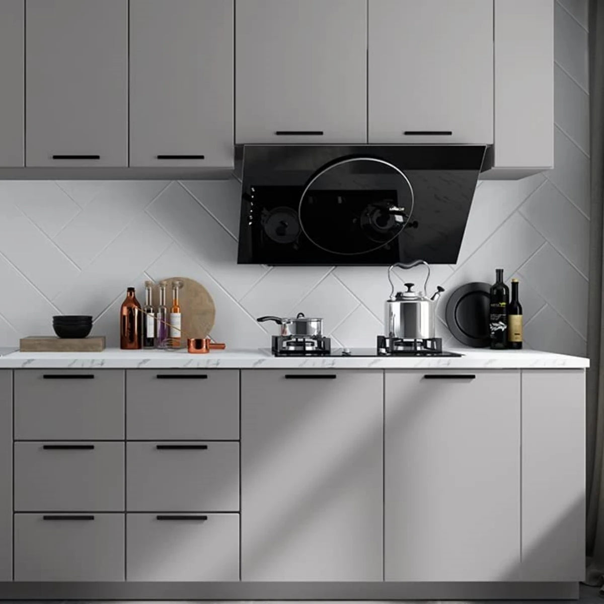 Waterpoof Matte Solid Wallpaper Black Vinyl Self-Adhesive Stickers for Wall Furniture Livingroom Contact Paper Home Decor