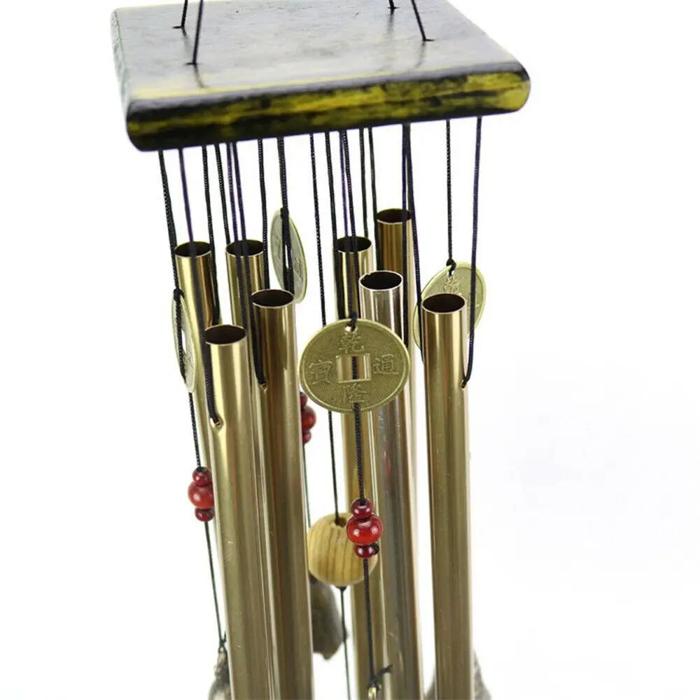 Large Wind Copper Bells Chimes Garden Yard Home Tubes Ornament Decor Outdoor